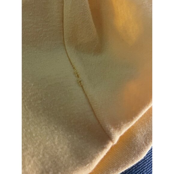 Aeropostale Womens Yellow V-Neck Tshirt Size Medium Vintage Short Sleeves - Picture 13 of 13